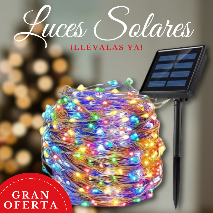 Luces Navideñas Solares