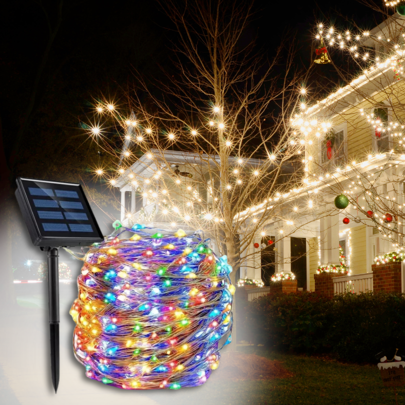 Luces Navideñas Solares