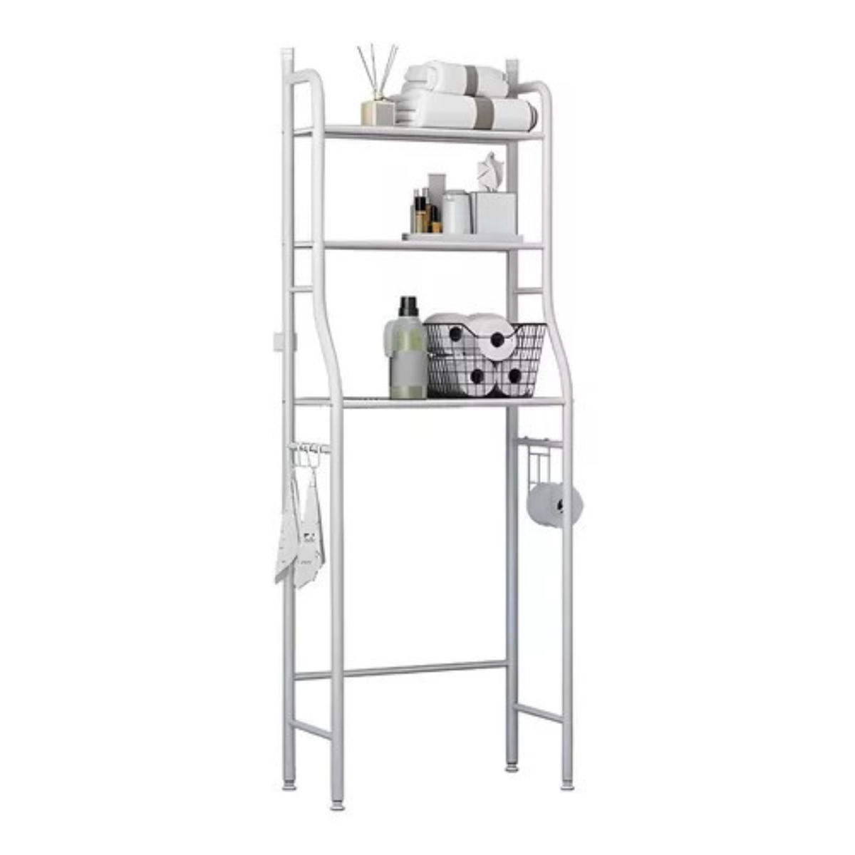 Organizador De Estantería De Baño Ahorrador De Espacio Para El Hogar