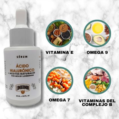 Sérum Ácido Hialurónico Para Hombres Hidratante