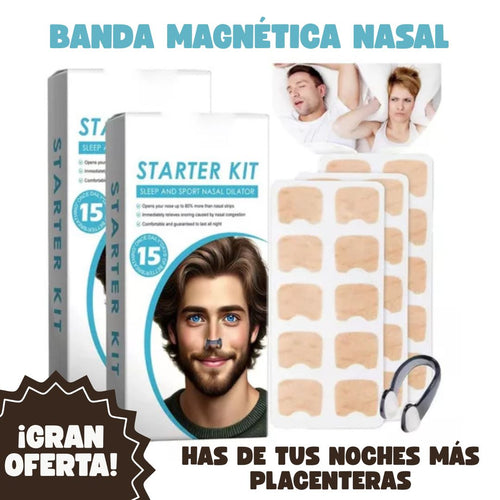Kit Dilatador Nasal Magnético Antirronquido