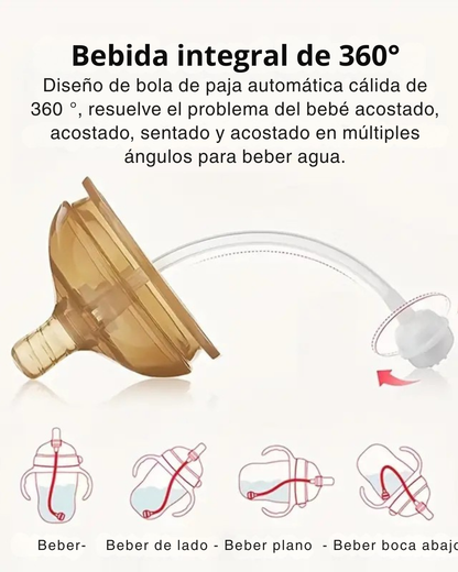 Botella Autonutridora Antiderrame DUOLADUOBU + repuesto obsequio