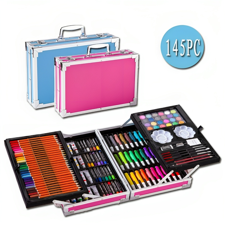 Kit modelo maleta de colores de 145 piezas – Plastic Company 2021 C.A