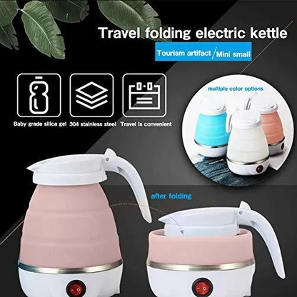 Hervidor de Agua Plegable Eléctrico para Viaje 600ml